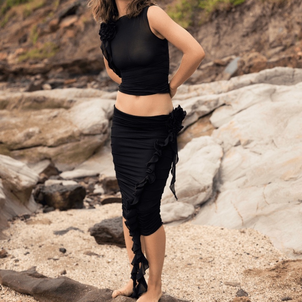 Fanci club ruffle skirt